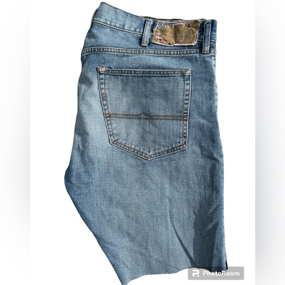 RALPH LAUREN Demin and Supply Homemade Jorts Jean Shorts Distressed - Size 40 - Picture 5 of 11